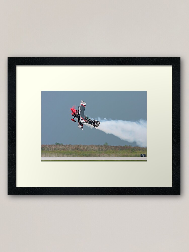 Alternate view of Stunt Plane Framed Art Print