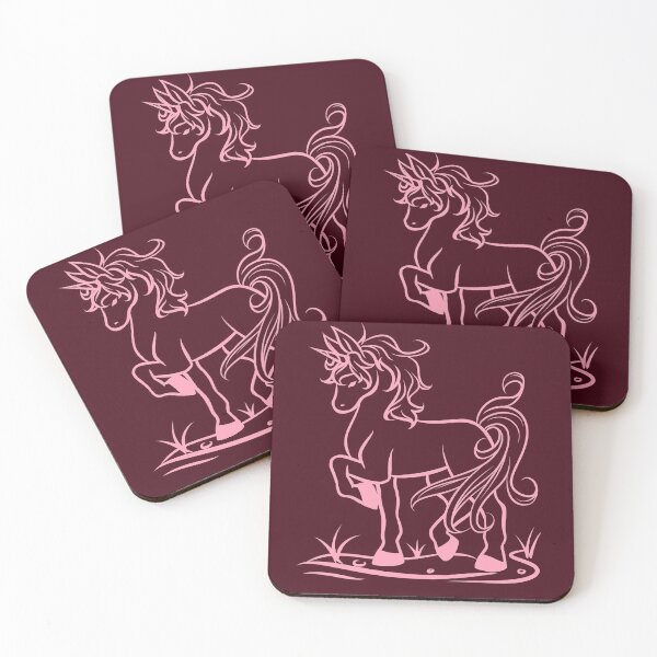 Item preview, Minimal Unicorn Pink designed and sold by Kashidoodles.
