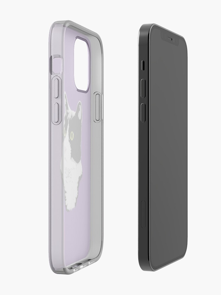 Alternate view of Regal Tuxedo Kitty iPhone Case & Cover