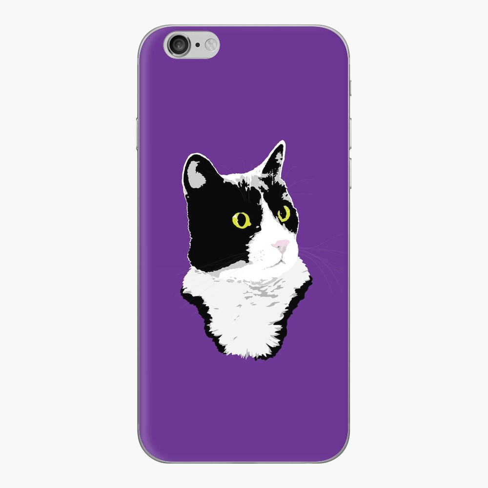 Regal Tuxedo Kitty iPhone Skin