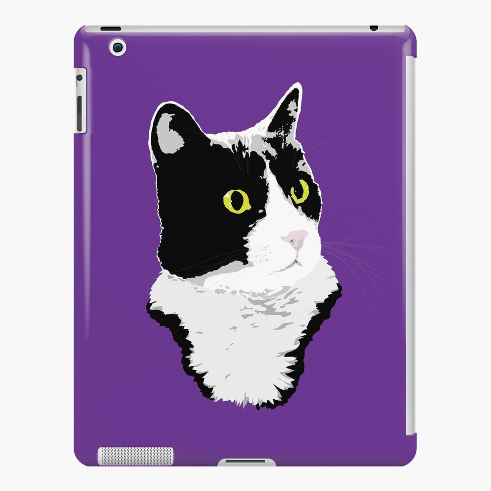 Regal Tuxedo Kitty iPad Case & Skin