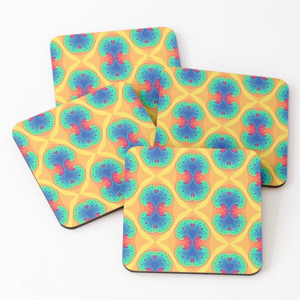 Item preview, Rainbow Fractal Seamless Pattern 4 designed and sold by Kaleiope Studio.