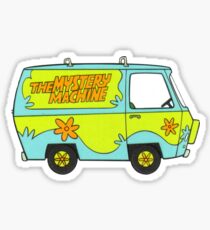 mystery machine-- scooby doo! Sticker
