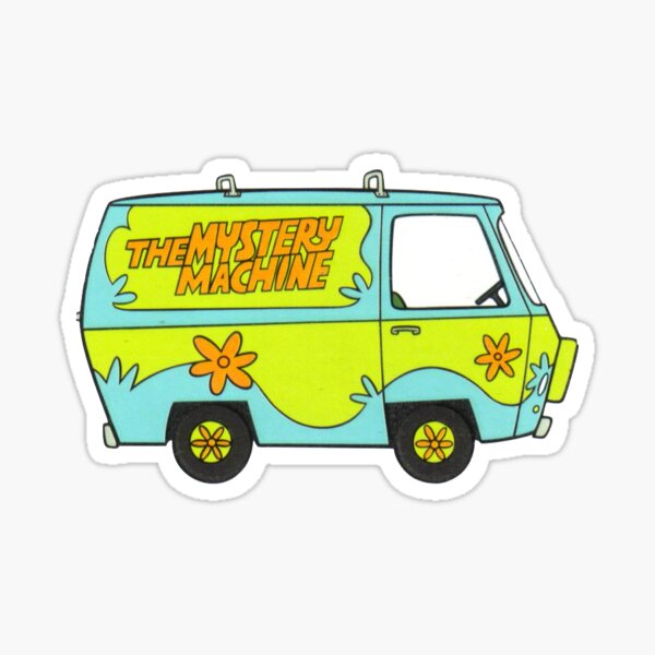 mystery machine from scooby doo Sticker