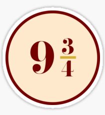 Platform 9 3/4 Sticker