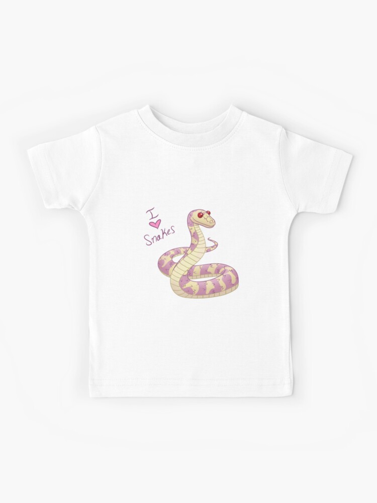 I Love Heart Snakes Kids T-Shirt