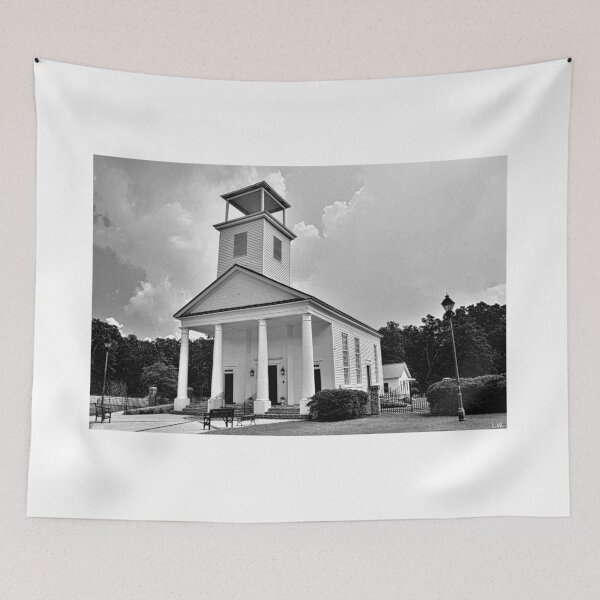 Item preview, Gillisonville Baptist Church Ridgeland South Carolina Black And White designed and sold by LisaWootenPhoto.