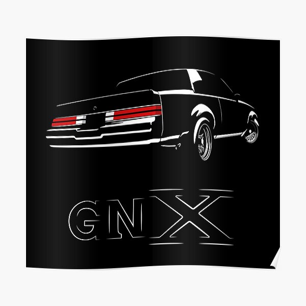T Type Grand National Buick Regal Sport Coupe Turbo T & GNX poster Transportation