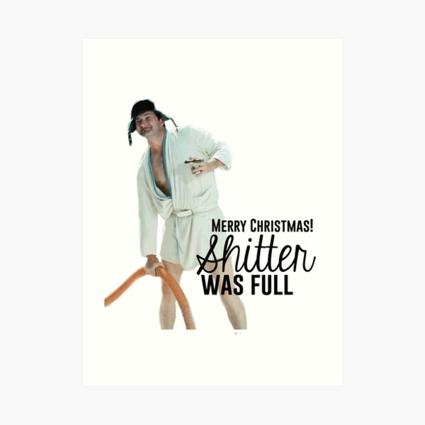 Cousin Eddie: Merry Christmas Art Print