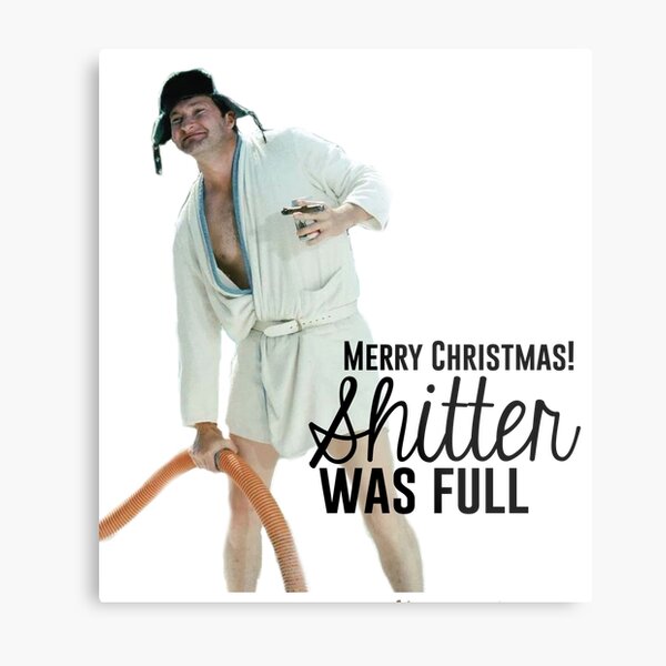 Cousin Eddie: Merry Christmas Metal Print