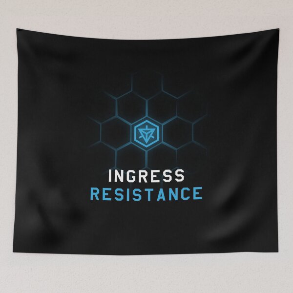 Item preview, Ingress - Resistance faction (Hexagon design) designed and sold by BetterDIY.