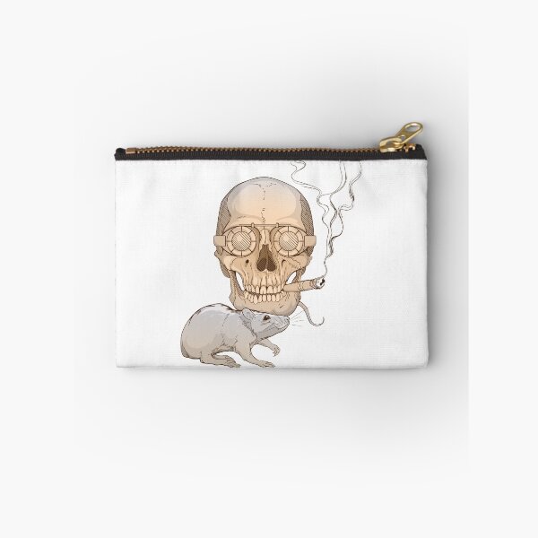 Item preview, a skull with fuming cigar and a rat designed and sold by Nadiiaz.
