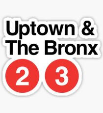 Uptown & The Bronx Sticker
