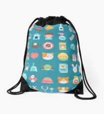 CUTE VET / VETERINARIAN PATTERN Drawstring Bag