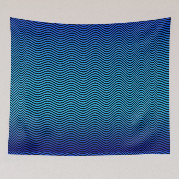 Item preview, Blue Wave Pattern designed and sold by Greenbaby.