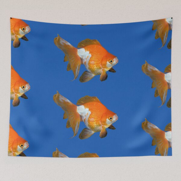 Item preview, Fantail Goldfish in Blue Water designed and sold by Wernher Krutein.