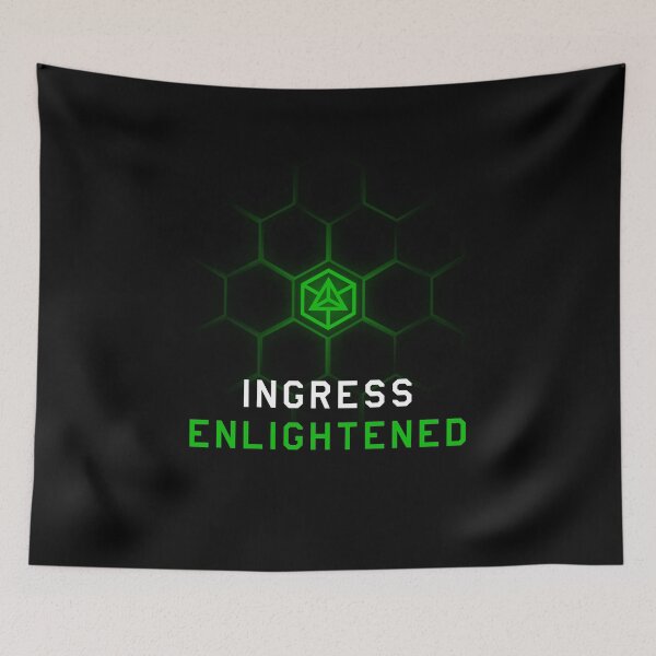 Item preview, Ingress - Enlightened faction (Hexagon design) designed and sold by BetterDIY.