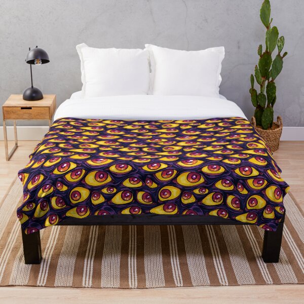 Item preview,  Wall of Eyes in Dark Purple designed and sold by Paisley Yazel.