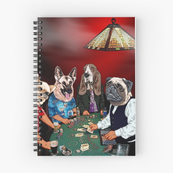 Item preview, Four Dogs Playing Black Jack designed and sold by Arthur Wendler.