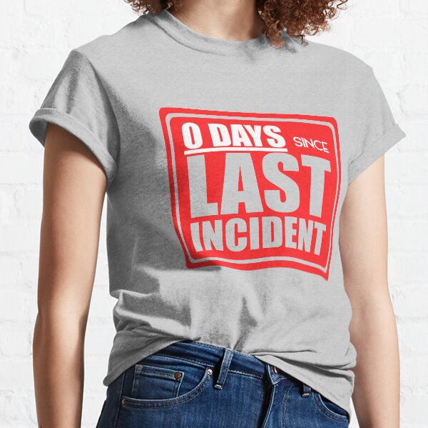 Item preview, Zero days since last incident sign designed and sold by PrintArtdotUS.