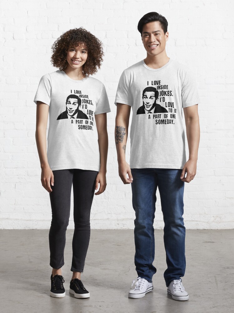 Michael Scott - I Love Inside Jokes Essential T-Shirt for Sale by  kalongraphics