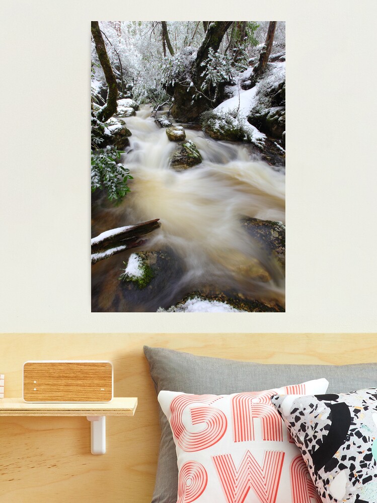 Thumbnail 1 of 3, Photographic Print, Winter at Crator Creek, Cradle Mountain National Park, Tasmania, Australia designed and sold by Michael Boniwell.