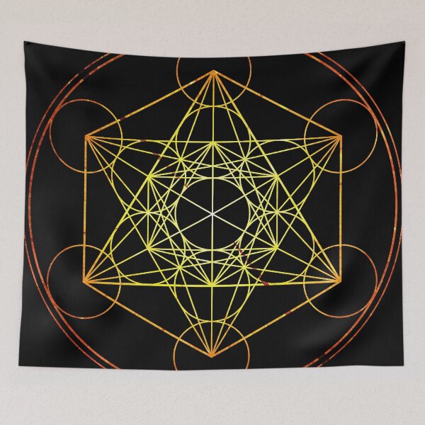 Item preview, Metatron's Cube [Circled] [Enlightening Sunset] designed and sold by SirDouglasFresh.