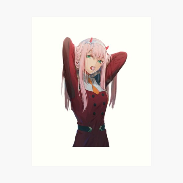 Zero Two pixel art Magnet by uwntu