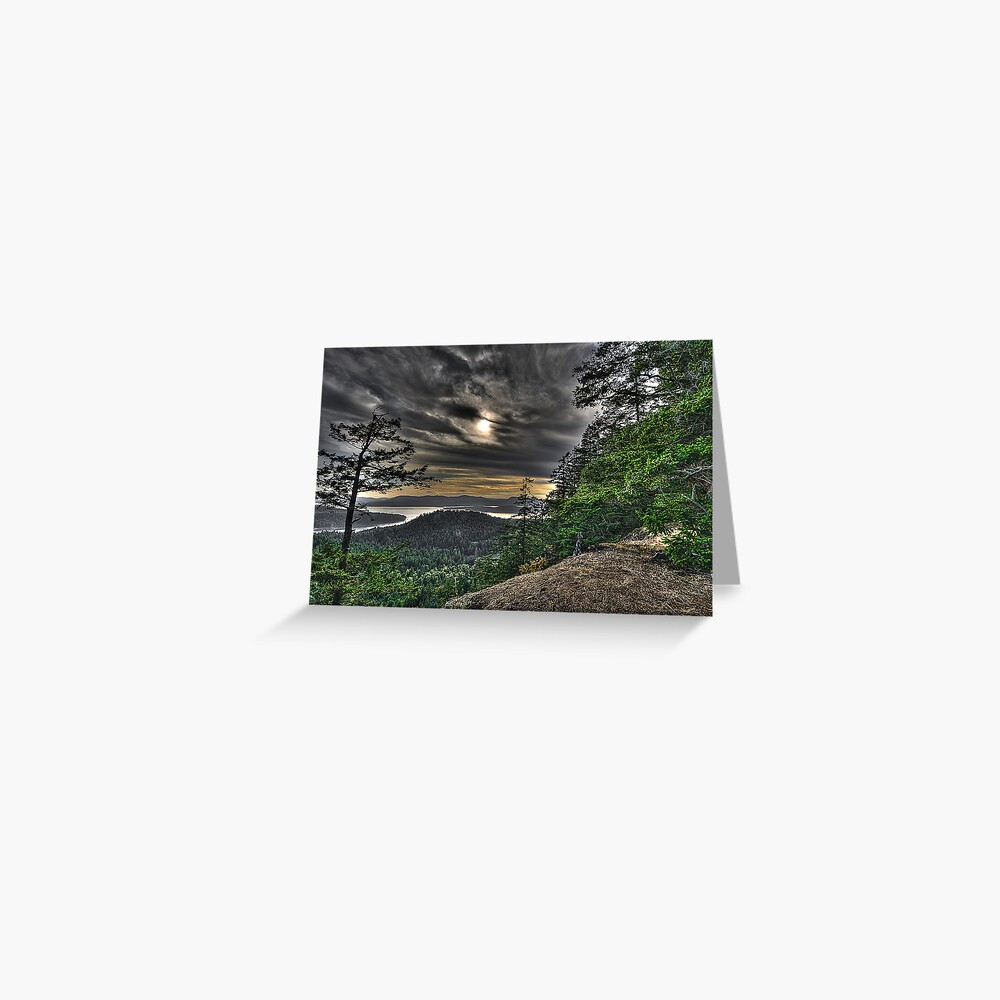 Mt. Parke, Incoming Weather Greeting Card