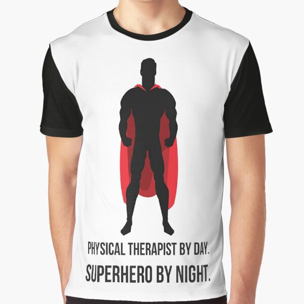 "Funny Physical Therapy Superhero PT Design for Therapists ...