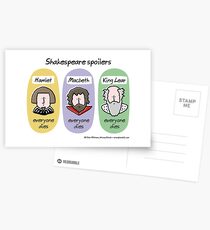 Shakespeare spoilers Postcards