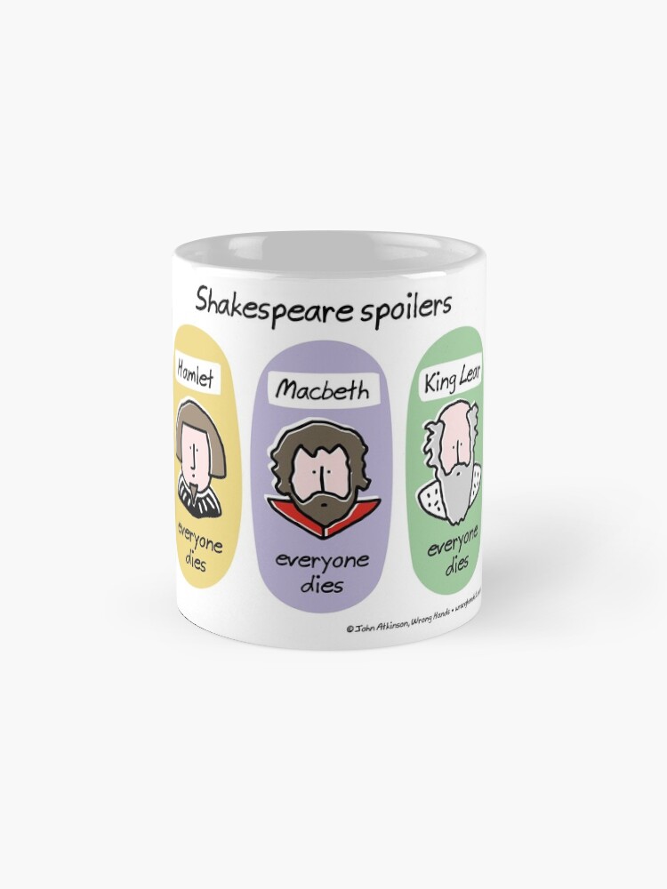 Alternate view of Shakespeare spoilers Mug