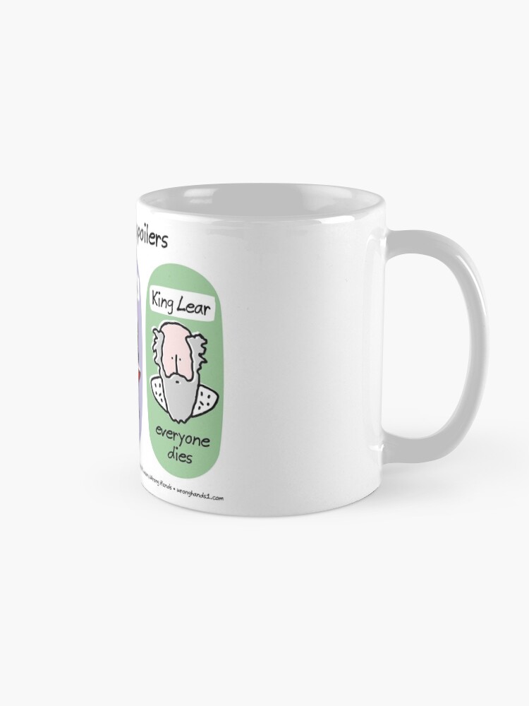 Alternate view of Shakespeare spoilers Mug