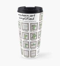 modern art simplified Travel Mug