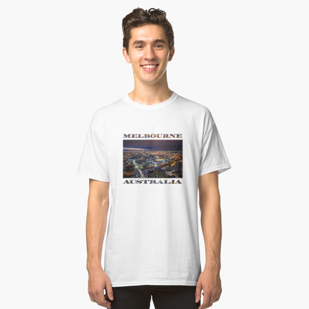 Melbourne at Night Classic T-Shirt
