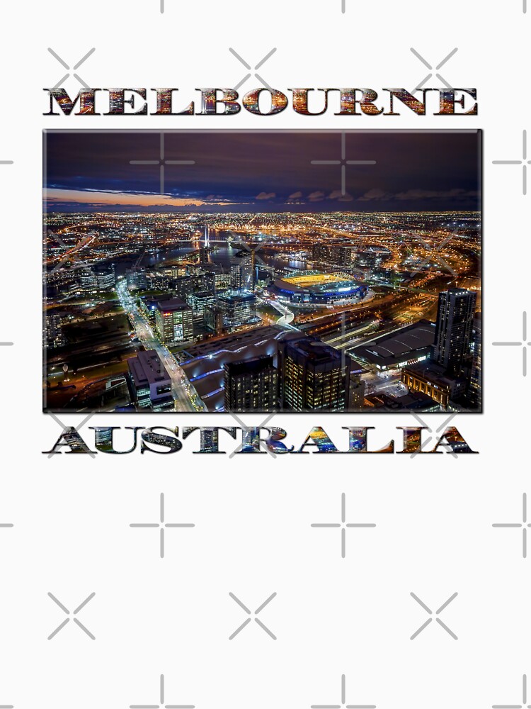 Melbourne at Night by RayW