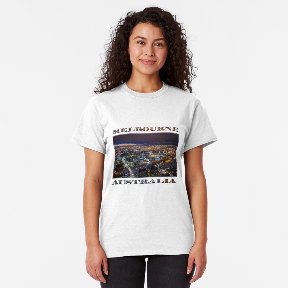 Melbourne at Night Classic T-Shirt
