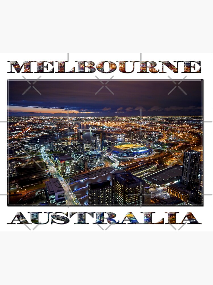 Melbourne at Night by RayW