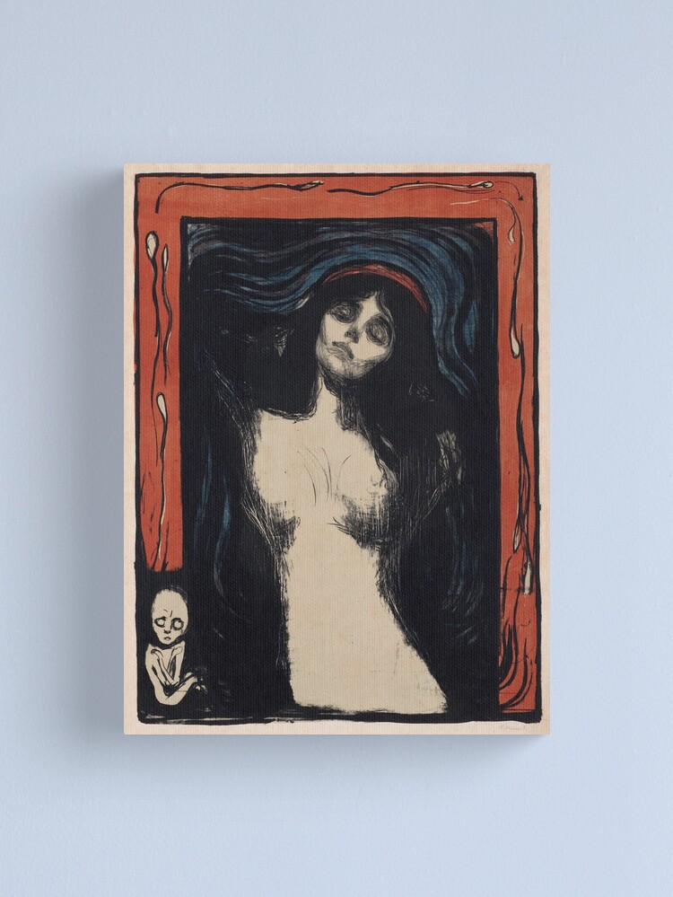 Alternate view of Madonna 2 by Edvard Munch (Reproduction) Canvas Print