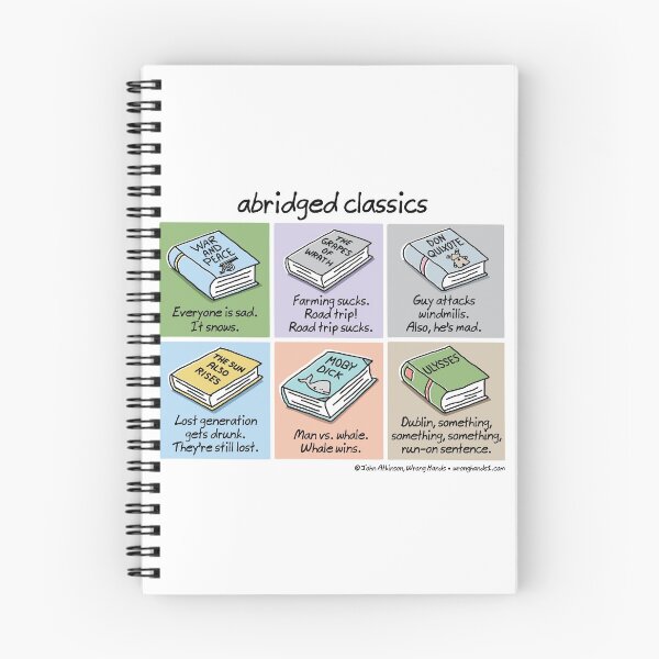 Item preview, abridged classics designed and sold by WrongHands.