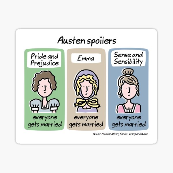 Austen spoilers Sticker