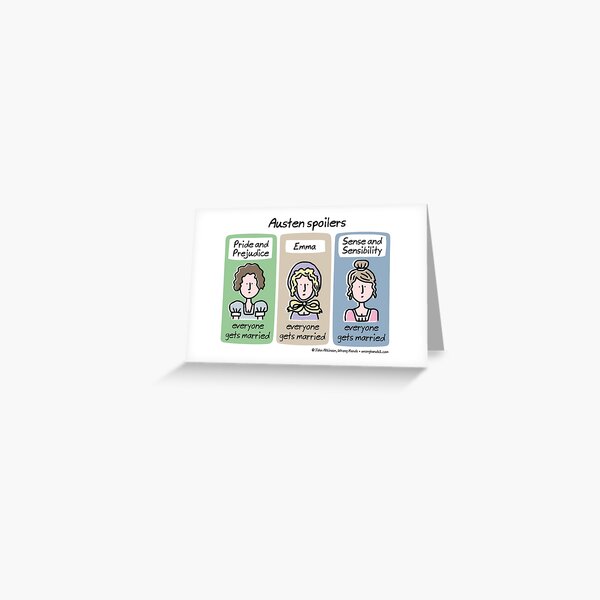 Austen spoilers Greeting Card