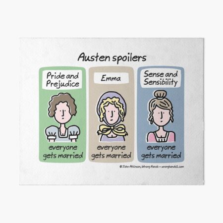 Austen spoilers Art Board Print