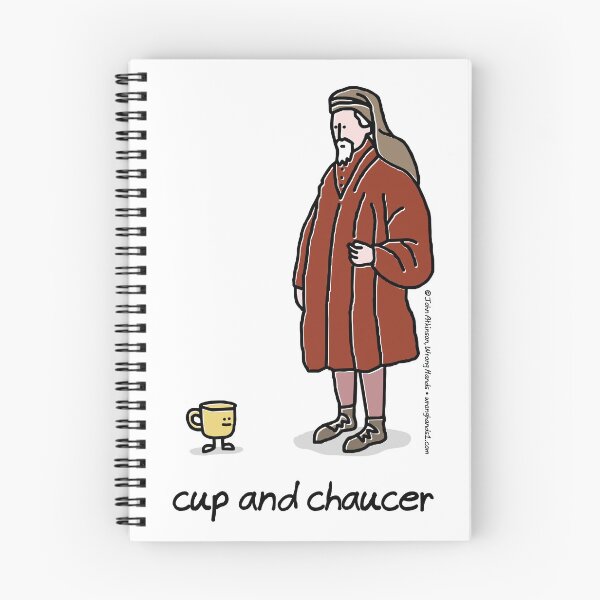 Item preview, cup and chaucer designed and sold by WrongHands.