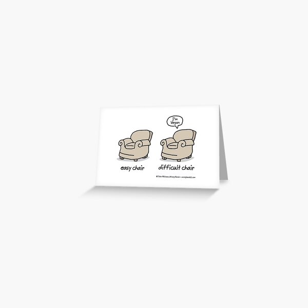 easy chair Greeting Card