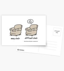 easy chair Postcards