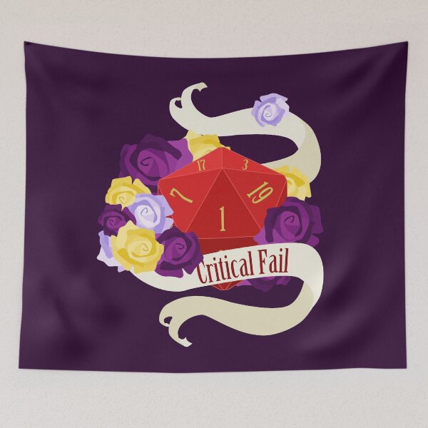 Item preview, D20- Critical Fail! designed and sold by torisipes.