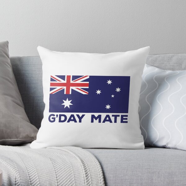 G'Day Mate Throw Pillow