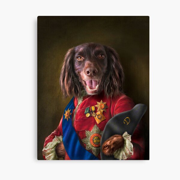 Spaniel Dog Portrait - Dennis Canvas Print
