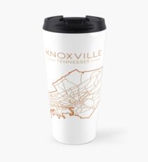 Knoxville Tennessee Modern und Retro-minimalistischen Stadtplan Thermobecher